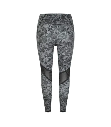 Legging Motif/style Camouflage Femme Gris Everlast