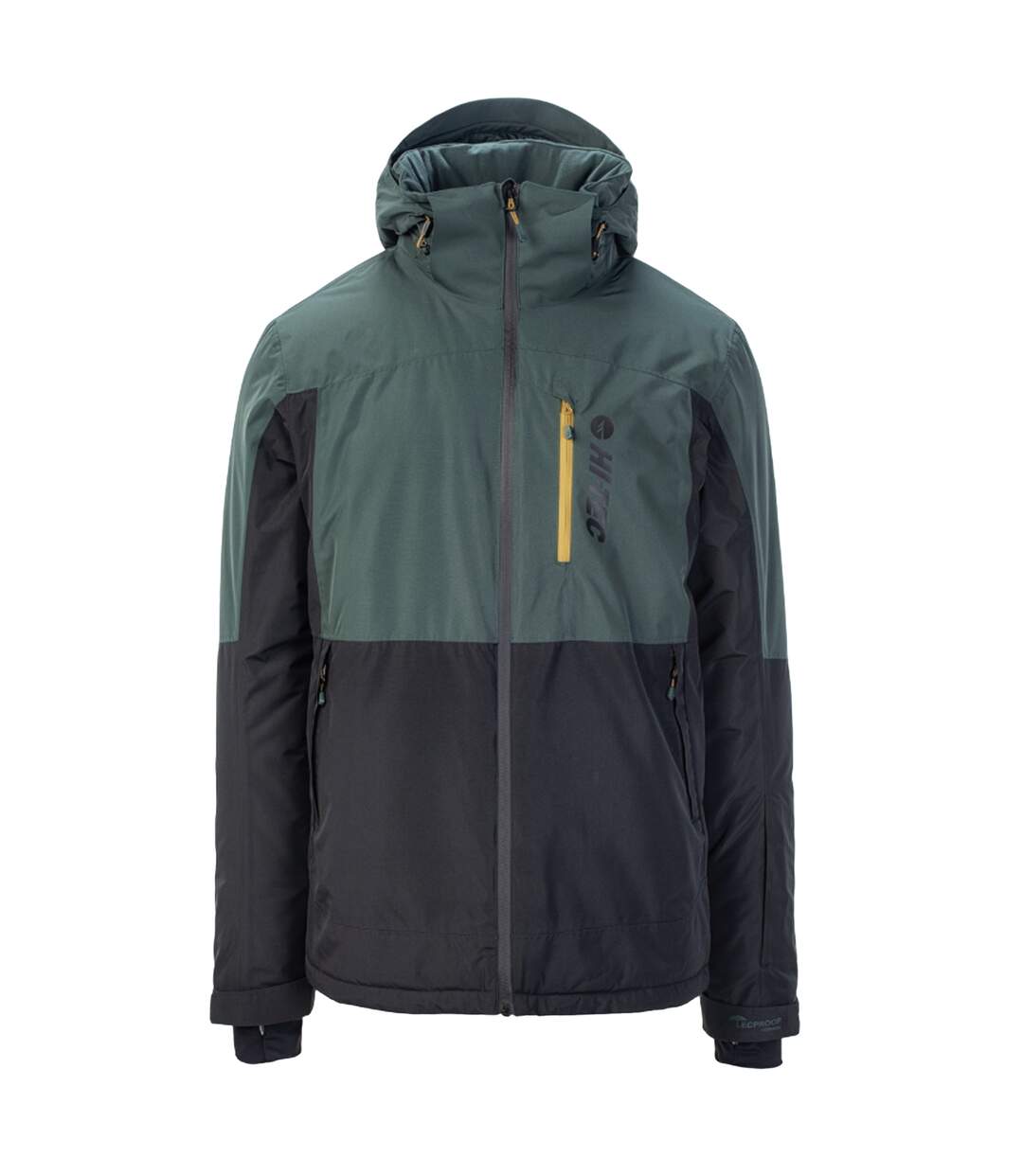 Blouson De Ski Moren Homme Vert Foncé Noir Hi-Tec-1