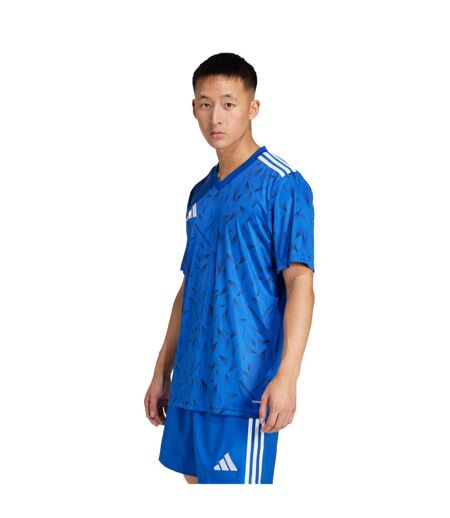 T-shirt Style Motif Géométrique Team Icon Homme Bleu Roi Adidas
