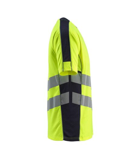 T-shirt Safe Supreme Sandwell Homme Jaune Fluo Bleu Marine Foncé Mascot