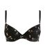 Soutien-gorge push-up coque moulée noir Coeur Joyeux