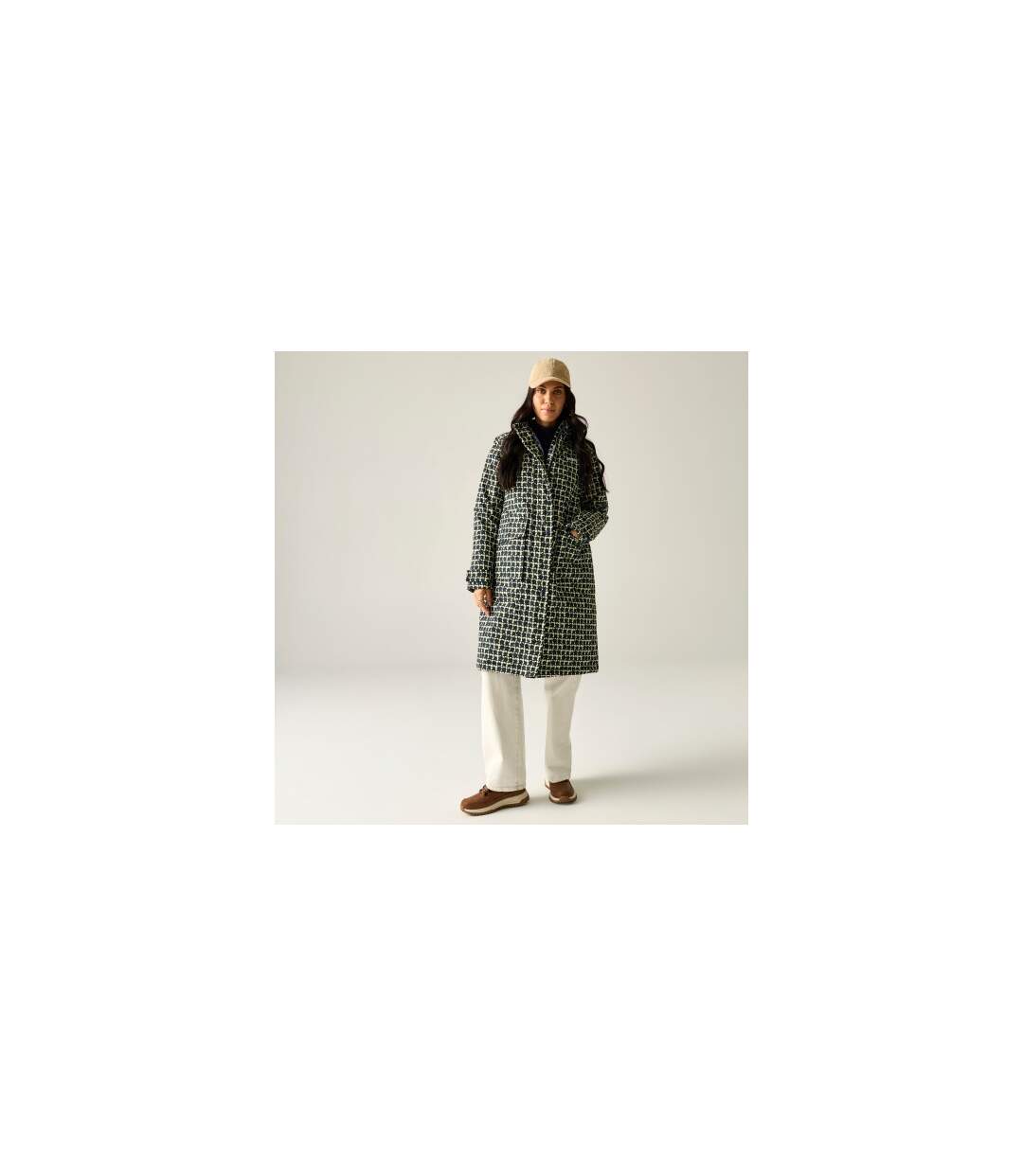 Veste Imperméable Motif/style Éclipse Orla Femme Bleu Marine Regatta-1