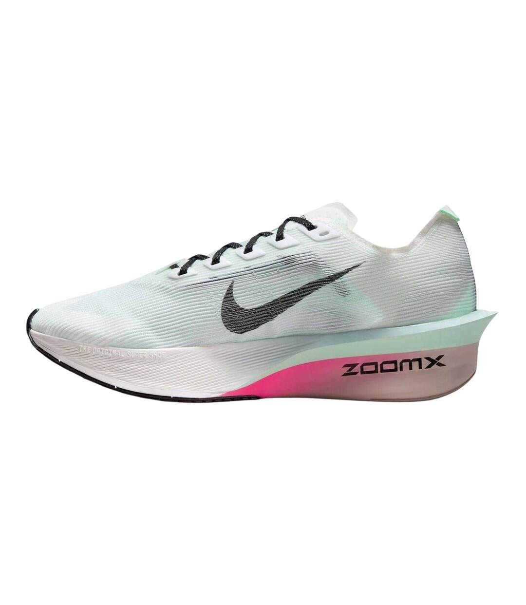 Womens/ladies Vaporfly 4 Shoes White Black Nike-3