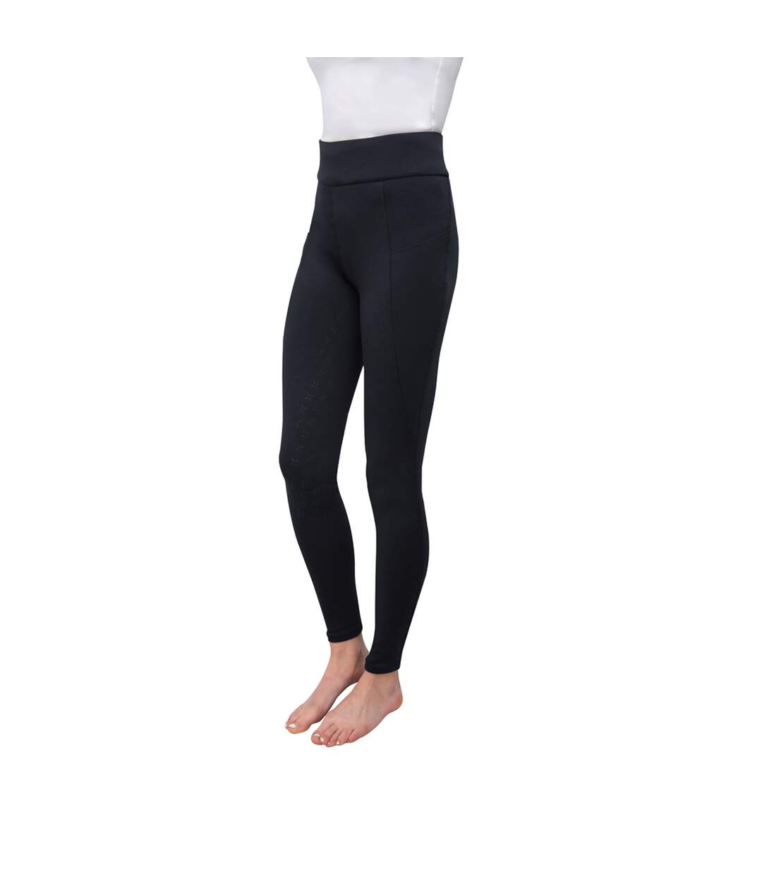 Collant d´équitation melton femme noir HyPERFORMANCE-1