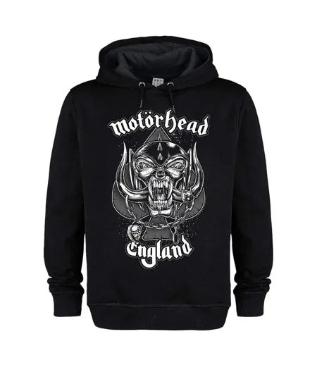 Unisex Adult England  Hoodie Black Motorhead