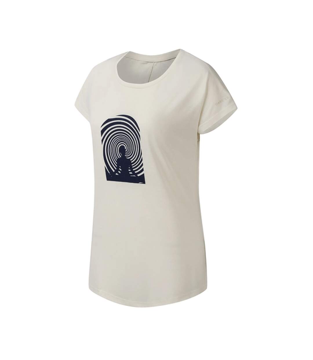 Womens/ladies Serenity Psychedelic T-shirt Almond Milk Dare 2B-4