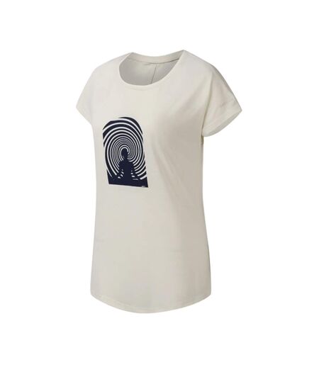 Womens/ladies Serenity Psychedelic T-shirt Almond Milk Dare 2B