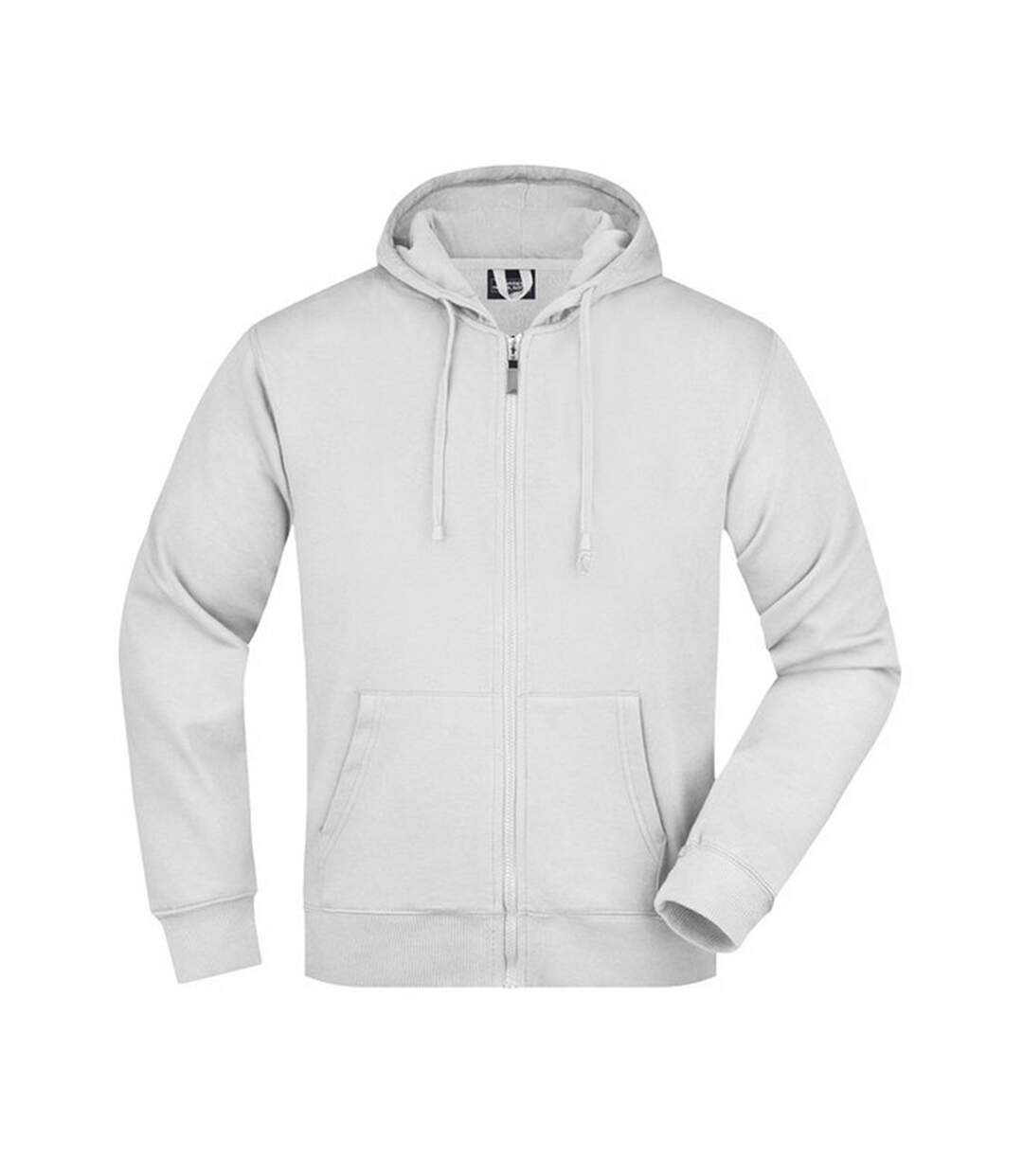 Sweat À Capuche Homme Blanc James And Nicholson-1