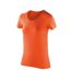 Spiro Womens/Ladies Impact Softex Short Sleeve T-Shirt (Tangerine) - UTPC2621
