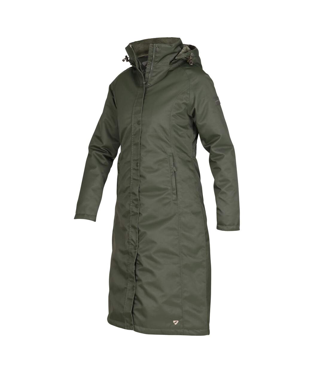 Manteau halcyon femme vert Aubrion-3