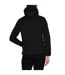 Mens Logo Polyester Full Zip Hoodie Deep Black Farah-3
