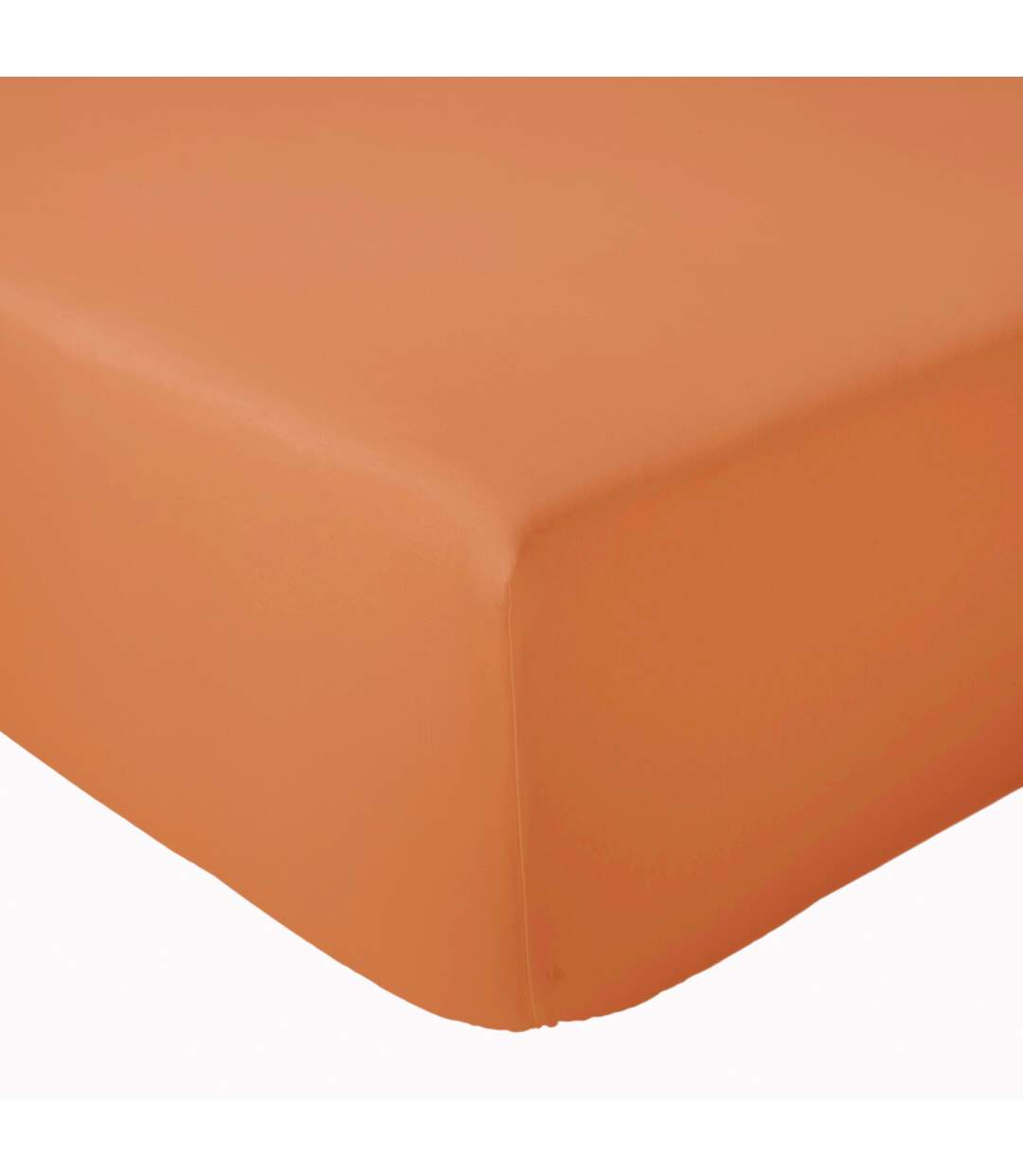 Drap housse en percale de coton uni PASSION PERCALE Bonnet de 30 cm-1