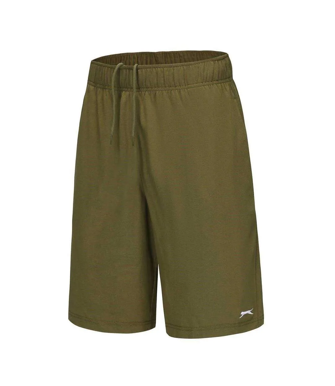 Short En Jersey Décontracté Homme Kaki Slazenger-3