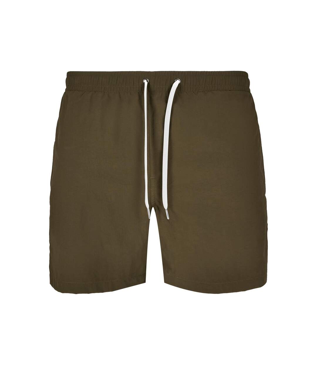 Mens Swim Shorts Olive Build Your Brand-1