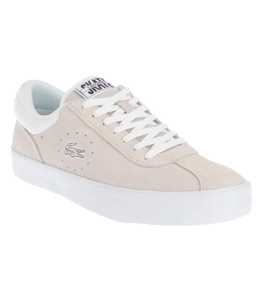 Mens trackserve suede trainers off white Lacoste-1
