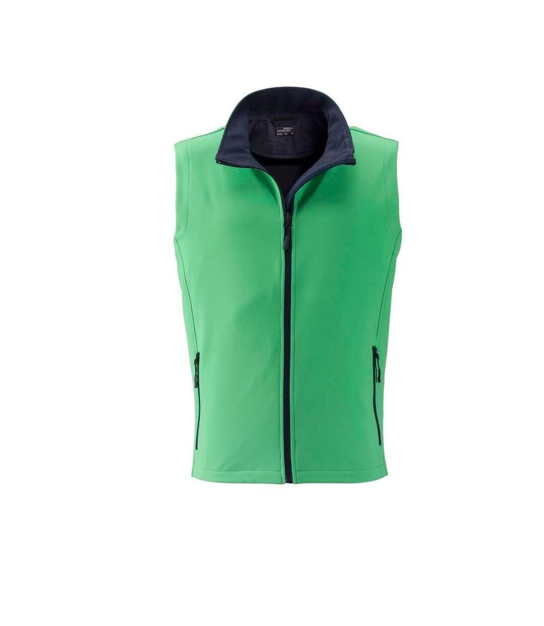 Gilet sans manches micropolaire softshell - JN1128 - vert - Homme-1