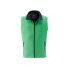 Gilet sans manches micropolaire softshell - JN1128 - vert - Homme