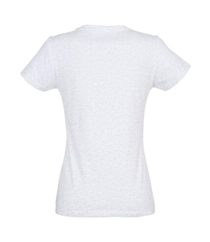 SOLS - T-shirt manches courtes IMPERIAL - Femme (Gris pâle) - UTPC291
