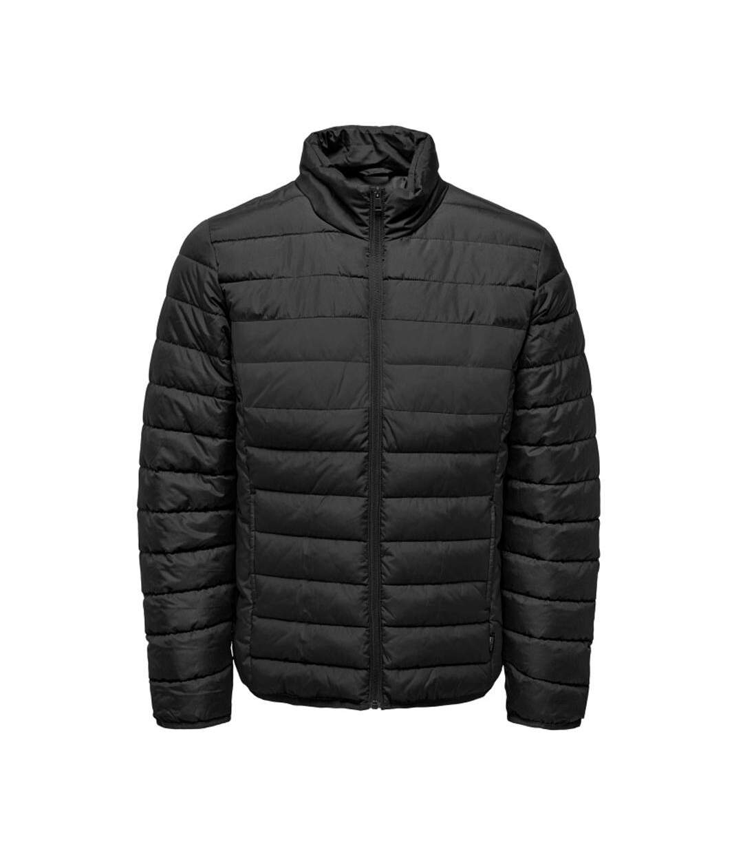 Doudoune noir homme only & sons quilt jacket-1