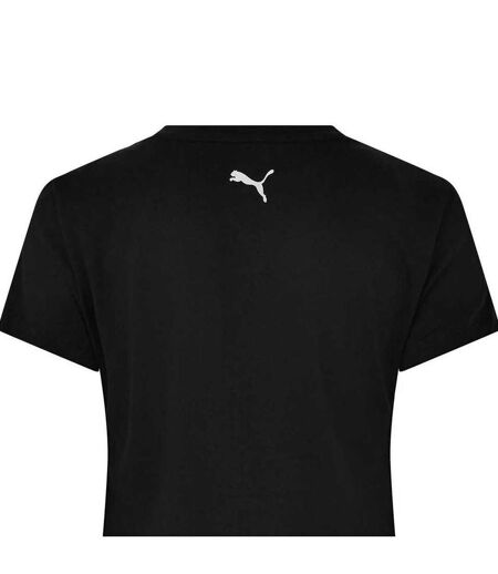Womens/ladies Deluxe T-shirt  Black Puma