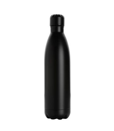 Stainless steel 750ml water bottle one size black XD Collection