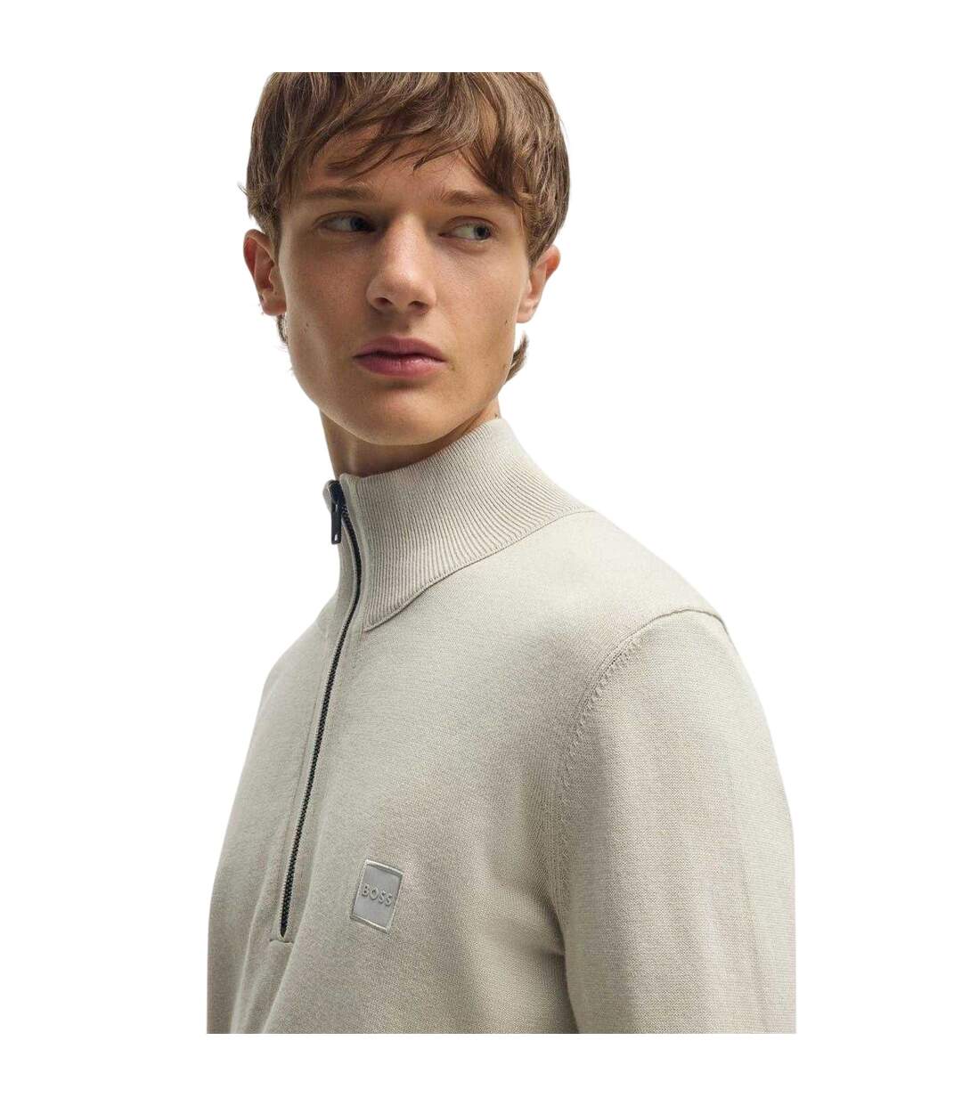 Pull Kanobix Homme Beige Clair Boss-4
