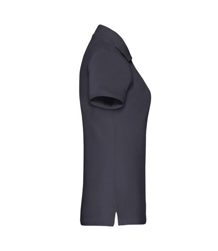 Polo Premium Femme Bleu Marine Sombre Fruit Of The Loom
