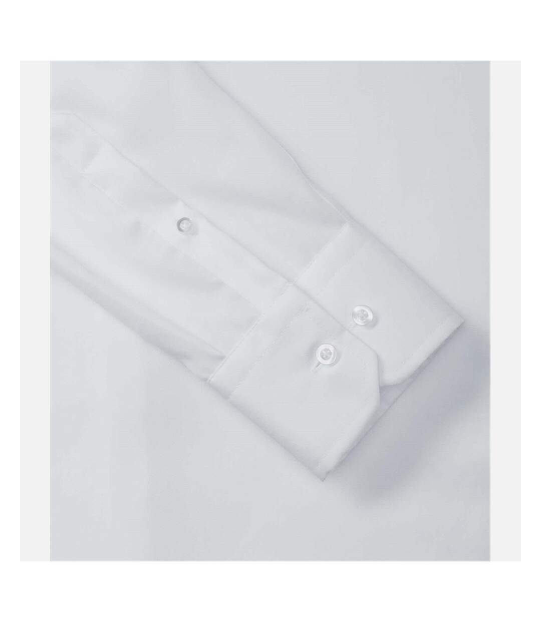 Russell - Chemise à manches longues sans repassage - Homme (Blanc) - UTBC1038