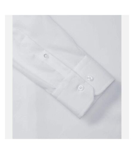 Russell - Chemise à manches longues sans repassage - Homme (Blanc) - UTBC1038