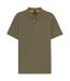 Polo Motif/style Logo Rectangulaire Passenger Homme Vert Boss-2