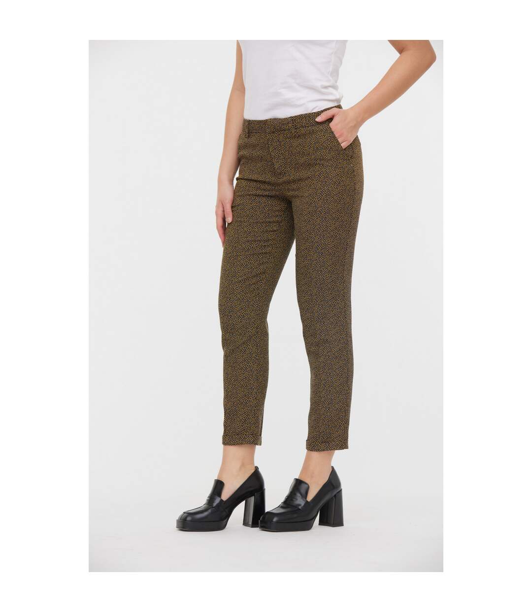 Pantalon polyester chino JANIS