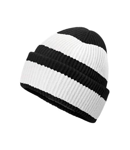 Bonnet Noir Blanc Doux Beechfield