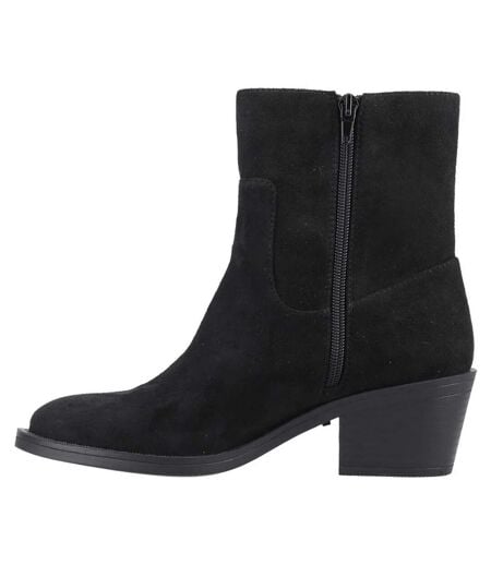 Womens/ladies Yankee Tassel Cowboy Boots Black Rocket Dog