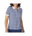 Polo bleu/blanc femme tbs adiolpol-1
