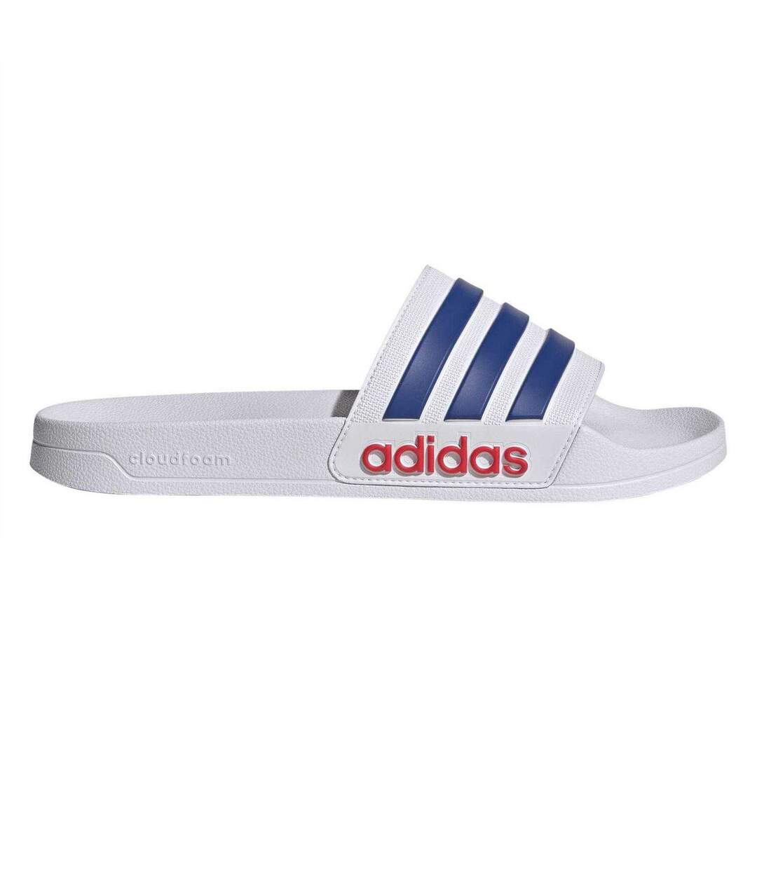Unisex Adult Adilette Slides White Adidas-1