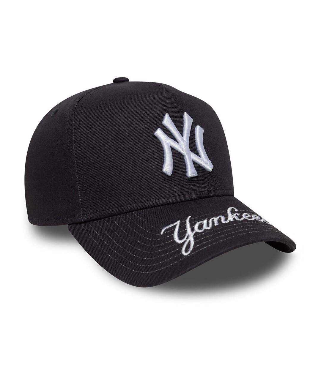 New York Yankees Embroidered Baseball Cap Navy New Era-3
