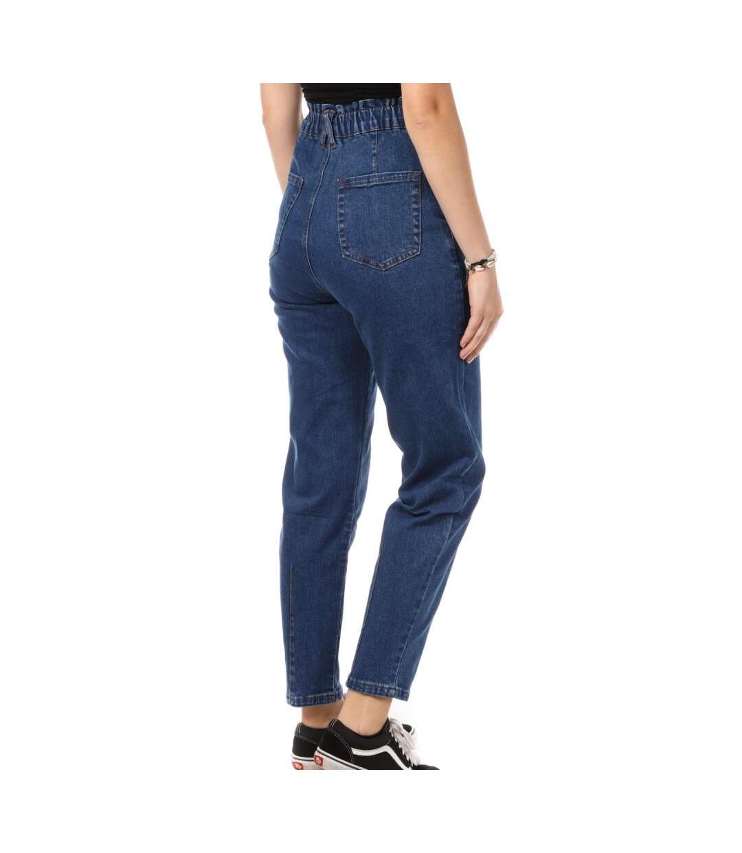 Jean Bleu Femme Monday Premium Mom Fit - S-2