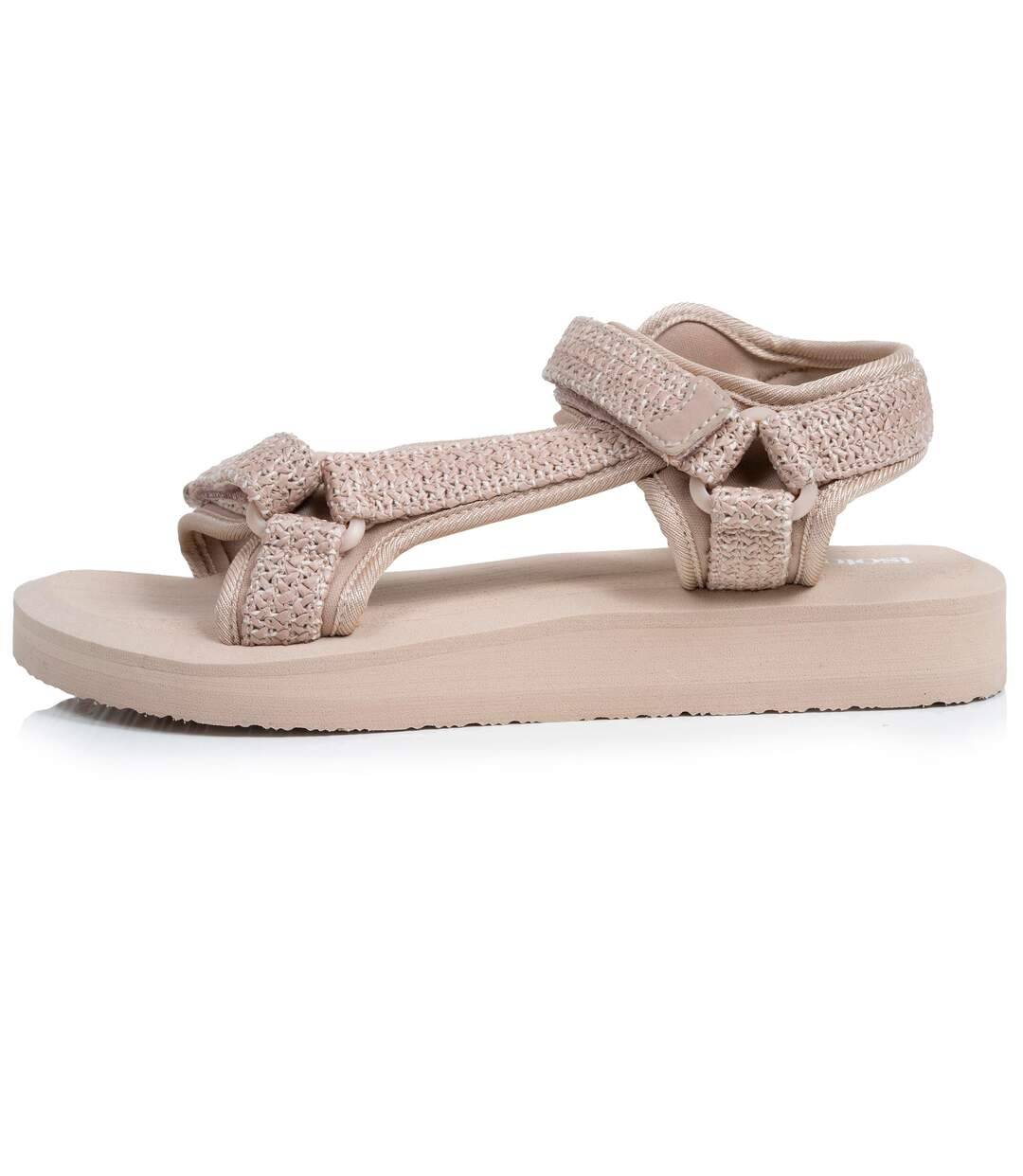 Isotoner Sandales femme semelle confortable et légère 3,5cm , sandale de plage, piscine, randonnée-4