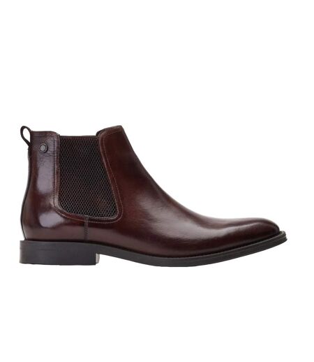 Bottines chelsea bradwell homme marron Base London