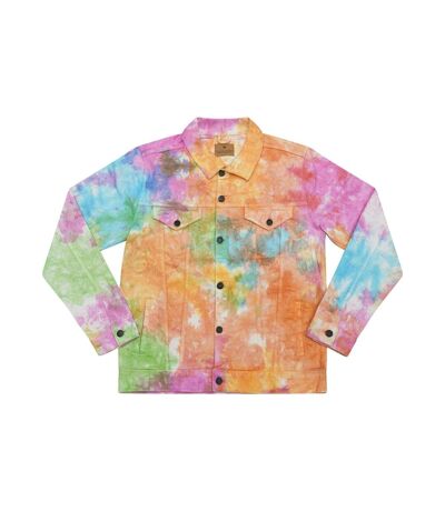 Colortone Unisex Adult Tie Dye Denim Jacket (Eternity) - UTRW9063