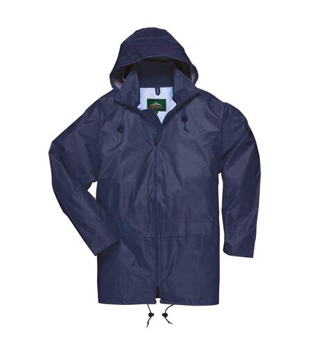 Portwest Unisex Adult Classic Raincoat (Navy)