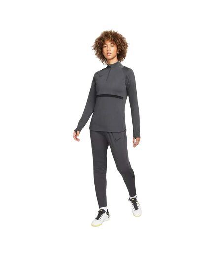 Womens/ladies Academy Dri-fit Jogging Bottoms Grey Nike