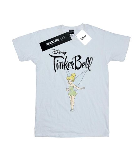 Disney Femmes/Ladies - T-shirt en coton à motif de fée Clochette volante (Blanc) - UTBI17514