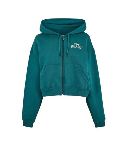 Veste À Capuche Femme Vert New Balance