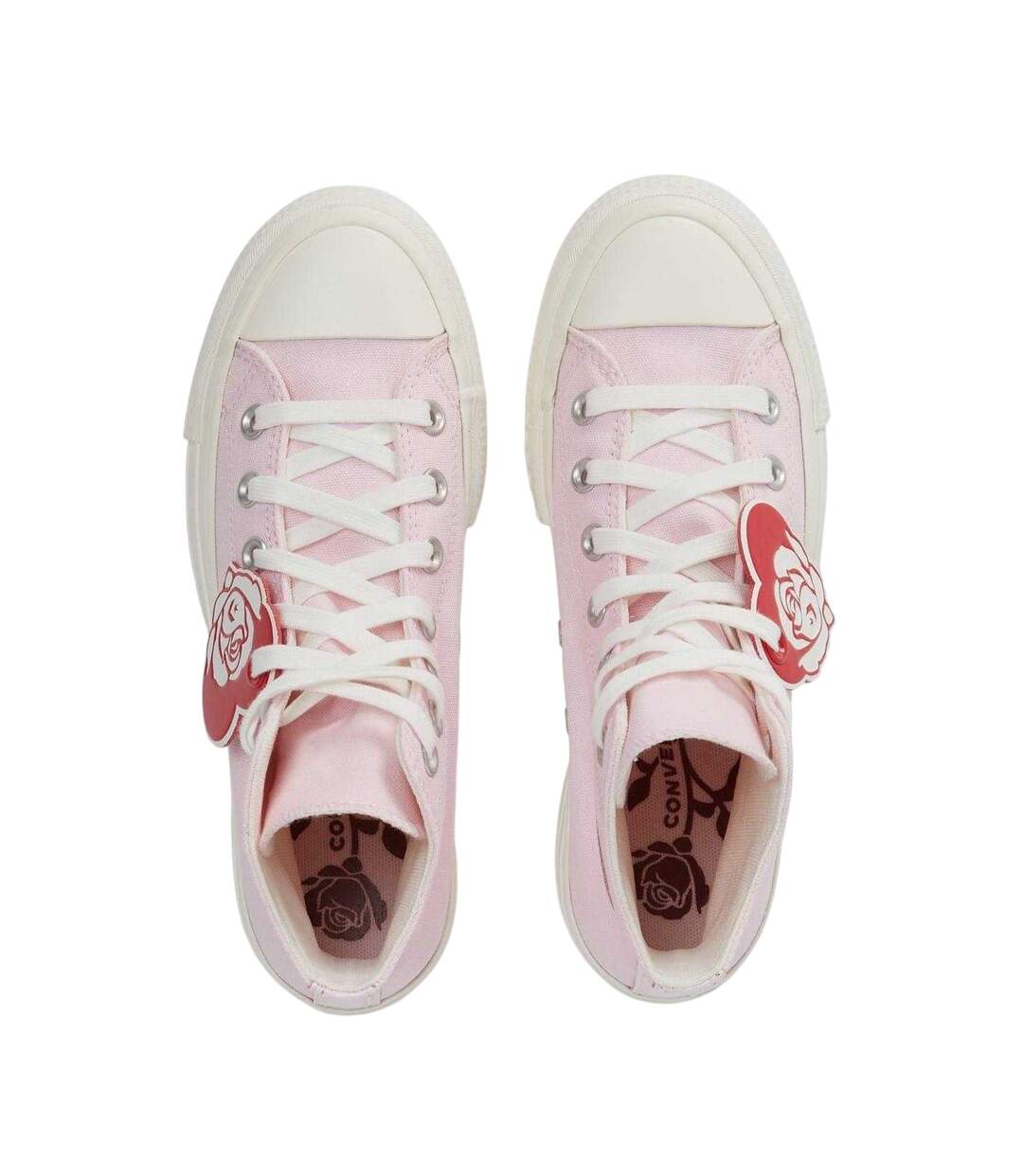 Baskets Montantes All Star Femme Rouge Rose Converse-3