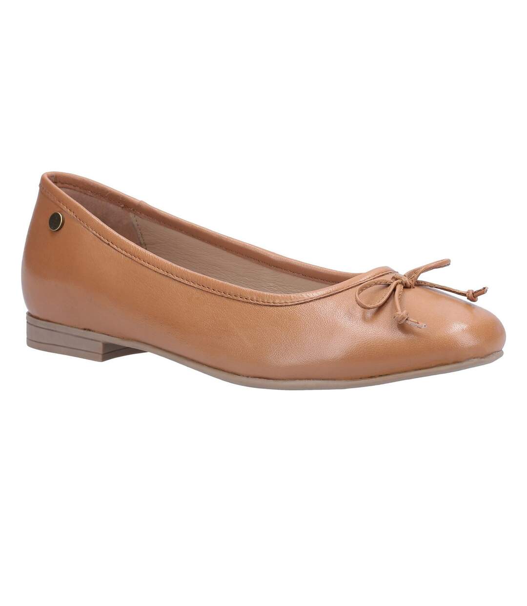 Hush Puppies Womens/Ladies Naomi Slip On Leather Ballet Pump (Tan) - UTFS7062