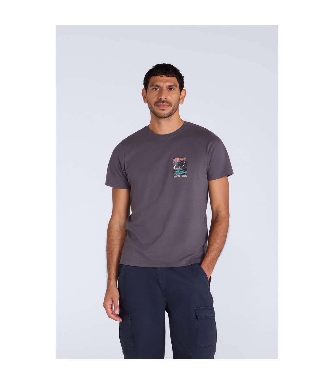 T-shirt Jacob Homme Gris Animal-1