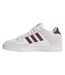 Unisex Adult Rapid Court Trainers White Maroon Adidas-3