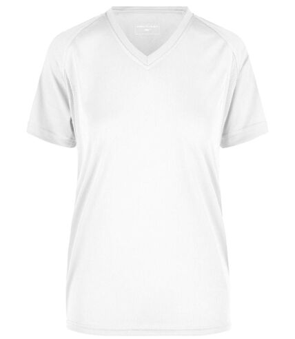 t-shirt running respirant JN316 - blanc - FEMME