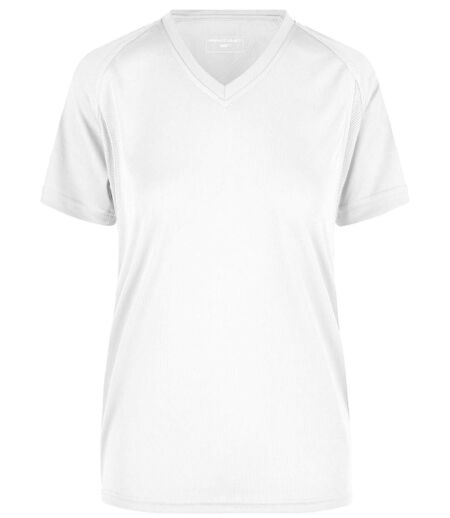 t-shirt running respirant JN316 - blanc - FEMME